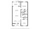 Detailed floor plan showcasing the layout of the home, including the kitchen, living room, bedrooms, and bathrooms at 7433 Greystone Dr # 7433, Hudson, FL 34667