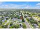 High aerial shot of a home on a tree-lined street at 774 40Th Ne Ave, St Petersburg, FL 33703