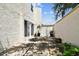 Exterior patio space with sliding doors to the home at 4304 Harbor House Dr, Tampa, FL 33615