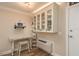 Compact kitchenette featuring modern appliances and ample storage space at 1301 S Howard Ave # A9, Tampa, FL 33606