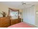 Bright bedroom showcasing ample closet space and natural light, creating a serene and inviting atmosphere for rest and relaxation at 1441 S Hercules Ave, Clearwater, FL 33764