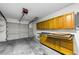 Spacious garage with storage cabinets and room for parking at 1902 Elaine Dr, Clearwater, FL 33760