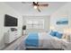 Cozy main bedroom with modern decor and stylish furnishings at 2141 Coachman Rd, Spring Hill, FL 34608