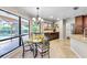 View of pool from a dining area table next to the kitchen at 2455 Anthony Ave, Clearwater, FL 33759