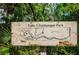 Clearwater's Lake Chautauqua Park sign showcases the map and details of the trails at 2455 Anthony Ave, Clearwater, FL 33759