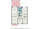 Detailed floor plan showcasing the layout of the home, including the kitchen, bedrooms, and living areas at 3026 Cedaridge Dr, Tampa, FL 33618