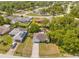 Home is surrounded by other homes and lush trees creating a peaceful residential environment at 3485 Dothan Ave, Spring Hill, FL 34609