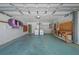 Functional garage with ample space, featuring a laundry area and workbench at 3529 Orion Rd, Spring Hill, FL 34606