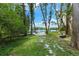 Serene lake view surrounded by lush greenery and trees, perfect for nature lovers at 3663 Berger Rd, Lutz, FL 33548