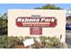 Entrance sign for Habana Park, a condominium community at 4702 Michael Ct # 139, Tampa, FL 33614