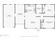 Detailed floor plan of the home showcasing the layout of rooms and dimensions at 6 N Orion Ave, Clearwater, FL 33765