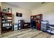 Office space with natural light, and neutral paint, ideal for a home office or study at 6648 Castle Green Pl, Zephyrhills, FL 33541