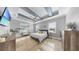 Bright, spacious main bedroom with trey ceiling and coastal decor at 718 Pinckney Dr, Apollo Beach, FL 33572