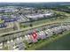 Aerial view of a home located near shopping and dining at 7774 Sail Clover Ln, Zephyrhills, FL 33540