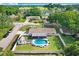 This beautiful, private backyard features an in-ground pool, storage shed, and room for an RV at 901 Strawberry Ln, Brandon, FL 33511