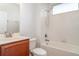 This bathroom features a vanity, toilet, shower and tub at 9067 39Th Street E Cir, Parrish, FL 34219