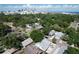 Serene aerial view of charming homes nestled among lush greenery, offering a peaceful suburban setting at 1137 Highland S St, St Petersburg, FL 33701