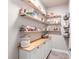 Well-organized pantry with wooden countertops and shelves, providing ample storage space at 12646 Oak Hill Way, Parrish, FL 34219