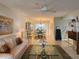 Inviting living room with a view of the dining room and kitchen at 14113 Cypress Cir, Tampa, FL 33618