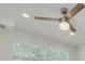Bedroom with a ceiling fan and lots of natural light at 1608 Carlos Ave, Clearwater, FL 33755