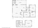 Detailed floor plan featuring a large primary bedroom, living spaces, and multiple bedrooms on two floors at 218 N Bay Hills Blvd, Safety Harbor, FL 34695
