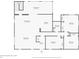 First floor plan featuring Gathering room, dining room, living room, kitchen, bedrooms and bathroom at 218 N Bay Hills Blvd, Safety Harbor, FL 34695