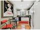 Eat in kitchen, with white cabinets, modern appliances, and great lighting at 2404 W Jetton Ave, Tampa, FL 33629