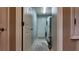 Laundry room hallway with utility closet and washer-dryer set at 270 Planter Rd, Spring Hill, FL 34606