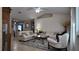 Spacious living room with white sofas, glass table, and elegant decor throughout at 270 Planter Rd, Spring Hill, FL 34606