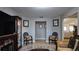 The living room has comfortable seating and decorative accents with easy access to other rooms at 270 Planter Rd, Spring Hill, FL 34606