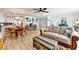 Spacious living room featuring comfortable seating, stylish decor, and plenty of natural light at 2700 Bayshore Blvd # 544, Dunedin, FL 34698