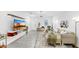 Bright living room with contemporary decor, stylish furniture, and an entertainment center at 2918 N 21St St, Tampa, FL 33605