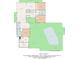 Detailed floor plan showcasing layout of rooms, pool, screened porch, patio, dimensions, and total area at 3012 Grand View Ave, Clearwater, FL 33759