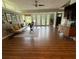Bright living room with lake views and modern furniture at 3012 Grand View Ave, Clearwater, FL 33759