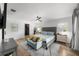 Main bedroom with closet and windows at 309 Palmetto Ln, Largo, FL 33770