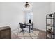 Office space featuring desk, chair and closet with natural light streaming through window at 315 Blackrock Ln, Apollo Beach, FL 33572