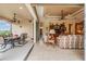 Spacious living area with seamless transition to the outdoor lanai, perfect for entertaining at 33744 Americana Ave, Dade City, FL 33525