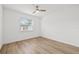 Bedroom featuring a ceiling fan and a window with blinds at 3502 King Richard Ct, Seffner, FL 33584
