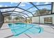 Sparkling pool with screened-in enclosure for year-round enjoyment at 3502 King Richard Ct, Seffner, FL 33584