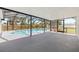 Relaxing screened-in pool area with ample patio space at 3502 King Richard Ct, Seffner, FL 33584