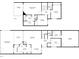 Detailed floorplan showing both floors, with bedrooms, living spaces, and garage layout at 4213 Arborwood Ln, Tampa, FL 33618