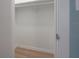 Bedroom closet with base molding, and ample space for clothes at 811 W Peninsular St, Tampa, FL 33603