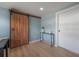 Modern room boasts a sliding barn door and a sleek console table at 811 W Peninsular St, Tampa, FL 33603