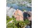 Tranquil setting and backyard pool with this waterfront property at 835 Symphony Isles Blvd, Apollo Beach, FL 33572