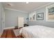 Relaxing bedroom with hardwood floors, natural light, neutral tones, and a calm atmosphere at 842 S Boulevard, Tampa, FL 33606