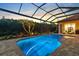 This is a beautiful custom pool with a covered lanai perfect for outdoor entertaining and sunset views at 8476 Dunham Station Dr, Tampa, FL 33647