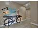 Hallway decorated with bike table and beach themed accessories at 100 Bayside Dr # 202, Clearwater Beach, FL 33767