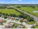 Overhead view shows this house in relation to nearby highway at 10032 Basin St, New Port Richey, FL 34655