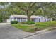 Well maintained home with brick facade, mature shade trees, and inviting yard at 11001 Ridgedale Rd, Temple Terrace, FL 33617