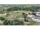 Aerial view of community sports fields, showcasing baseball and soccer areas at 11001 Ridgedale Rd, Temple Terrace, FL 33617